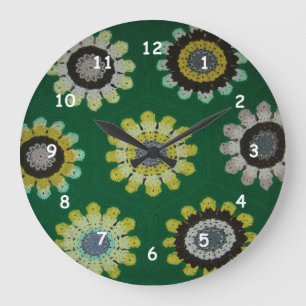 Horloge - marguerites afghanes