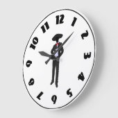 Horloge Mariachi Silhouette (Angle)