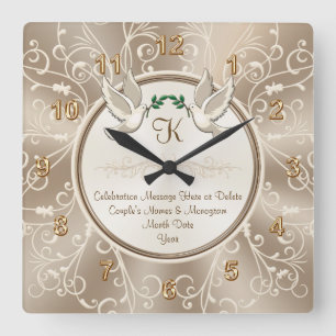 Horloge Mariage étonnante ou tout anniversaire d'a
