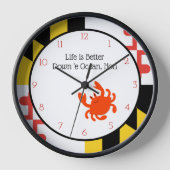 Horloge Maryland Flag and Crab (Recto)
