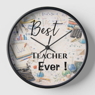Horloge Math Teacher Thank You Gifts | End of School Year