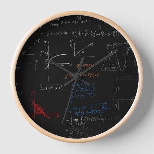 Horloge Math Wall Clock (Recto)