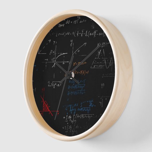 Horloge Math Wall Clock (Angle)