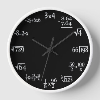 Horloge Mathématiques