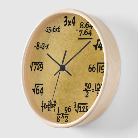 Horloge Mathématiques (Angle)
