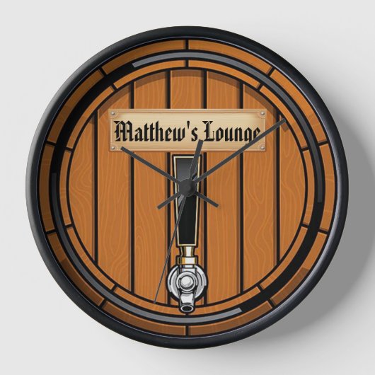 Horloge Matthieu's Lounge Round (Recto)
