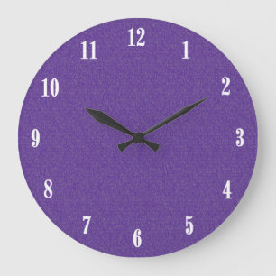 Horloge mauve