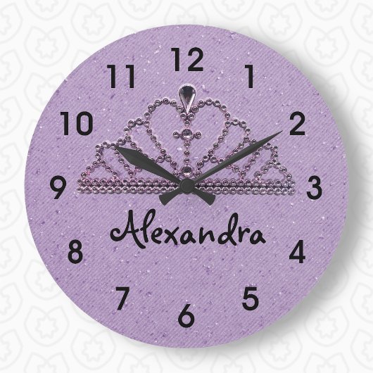 Horloge mauve Tiara Princess