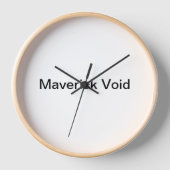Horloge Maverick Void (Recto)