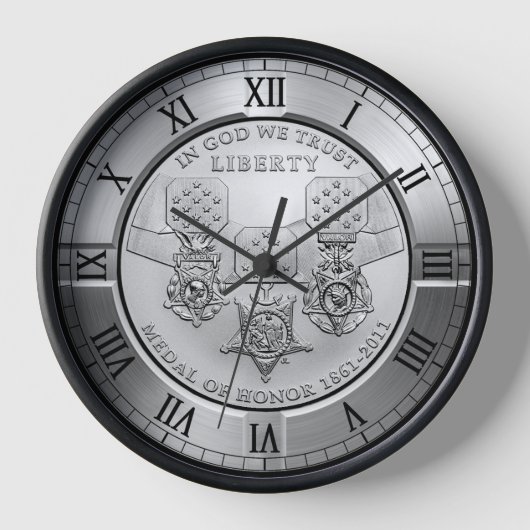 Horloge Médaille D'Honneur Dollar D'Argent Commémoratif ~  (Recto)