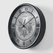 Horloge Médaille D'Honneur Dollar D'Argent Commémoratif ~  (Angle)