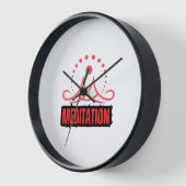 Horloge Méditation de la conscience (Angle)