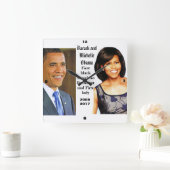 Horloge MÉMORABLE BARACK ET MICHELLE OBAMA (Maison)