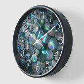 Horloge Mère de perle avec grand nombre (Angle)