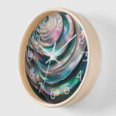 Horloge Mère de perle avec grand nombre (Angle)