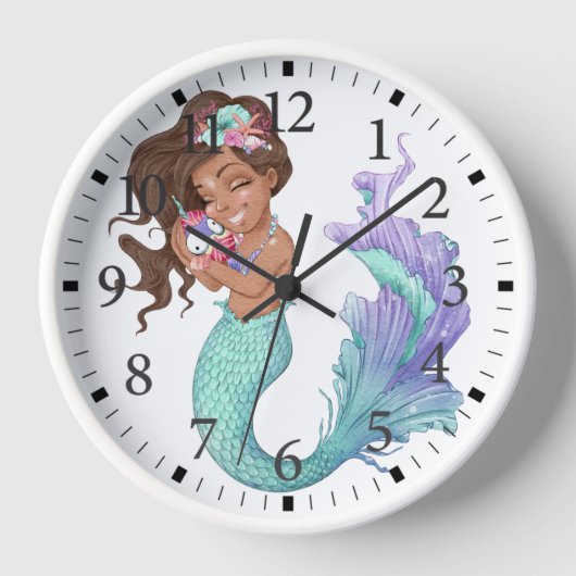 Horloge Mermaid Sea Life (Recto)