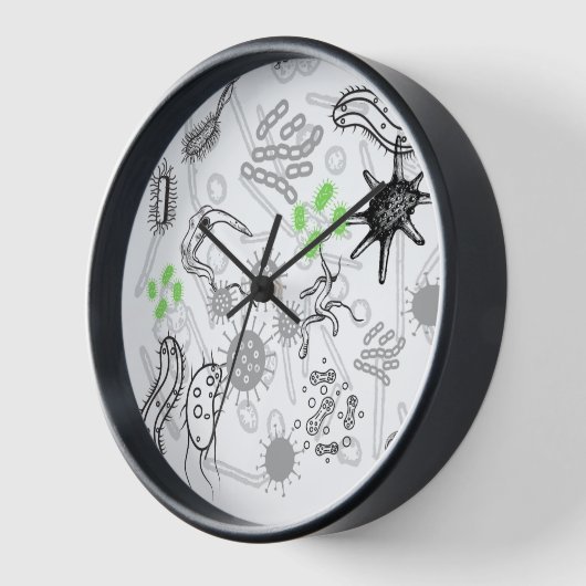 Horloge microbe (Angle)