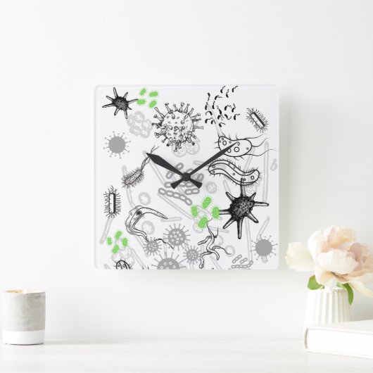 Horloge microbe (Maison)