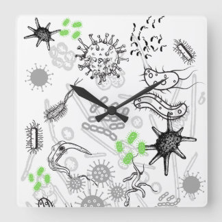Horloge microbe
