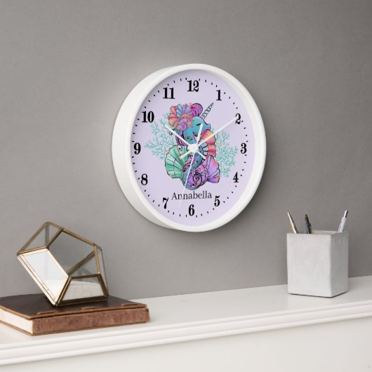 Horloge mignon hippique ajouter nom (Bureau)