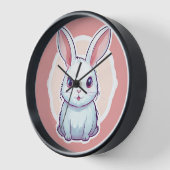Horloge mignonne cadenas de lapin (Angle)