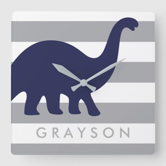 Horloge mignonne de la crèche Dinosaur - Dinosaur  (Recto)