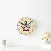 Horloge mignonne du mur Americana (Maison)