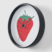 Horloge mignonne du mur de fraise (Angle)