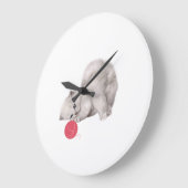 Horloge mignonne du mur de Kitten (Angle)