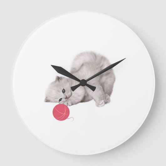 Horloge mignonne du mur de Kitten (Recto)