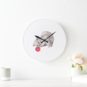 Horloge mignonne du mur de Kitten (Maison)