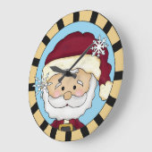 Horloge mignonne Père Noël (Angle)