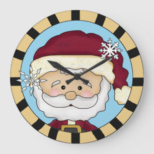 Horloge mignonne Père Noël