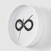 Horloge Minimalisme infini intemporel (Angle)