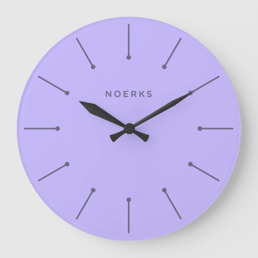 Horloge Minimaliste Noirva (Recto)