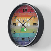 Horloge Mode Baseball Retro Sunset (Angle)
