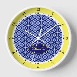 Horloge Modèle floral