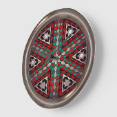 Horloge moderne amérindienne 14 (Angle)