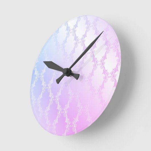 horloge moderne arc-en-ciel (Angle)