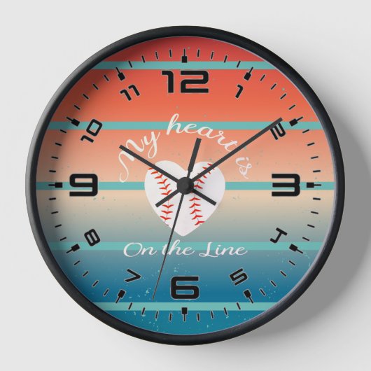 Horloge Mon Coeur Est En Ligne (Recto)
