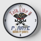 Horloge Mon trésor | International Talk Like a Pirate day (Recto)