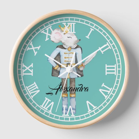 Horloge Monogramme Noisette Bleu (Recto)
