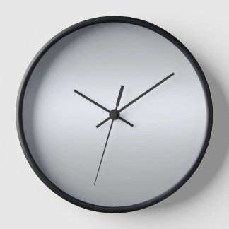 Horloge Monogramme Rustique Gris Et Blanc Turquoise