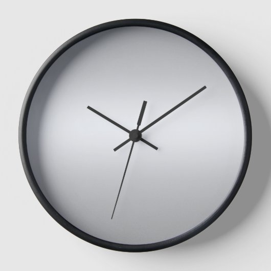 Horloge Monogramme Rustique Gris Et Blanc Turquoise (Recto)