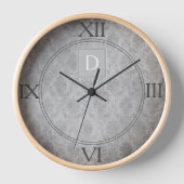 Horloge Monogramme Vintage gris (Recto)