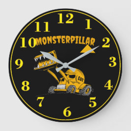Horloge monsterpillar grote klok
