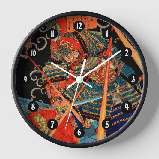 HORLOGE MONSTRE DE COMBAT SAMURAI (Recto)