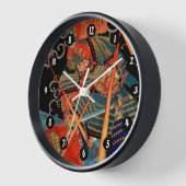 HORLOGE MONSTRE DE COMBAT SAMURAI (Angle)