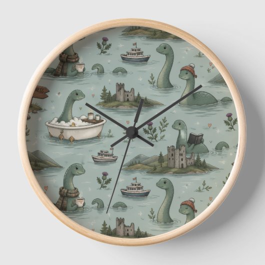 Horloge Monstre du Loch Ness  (Recto)