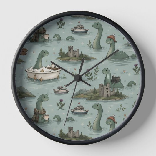 Horloge Monstre du Loch Ness (Recto)